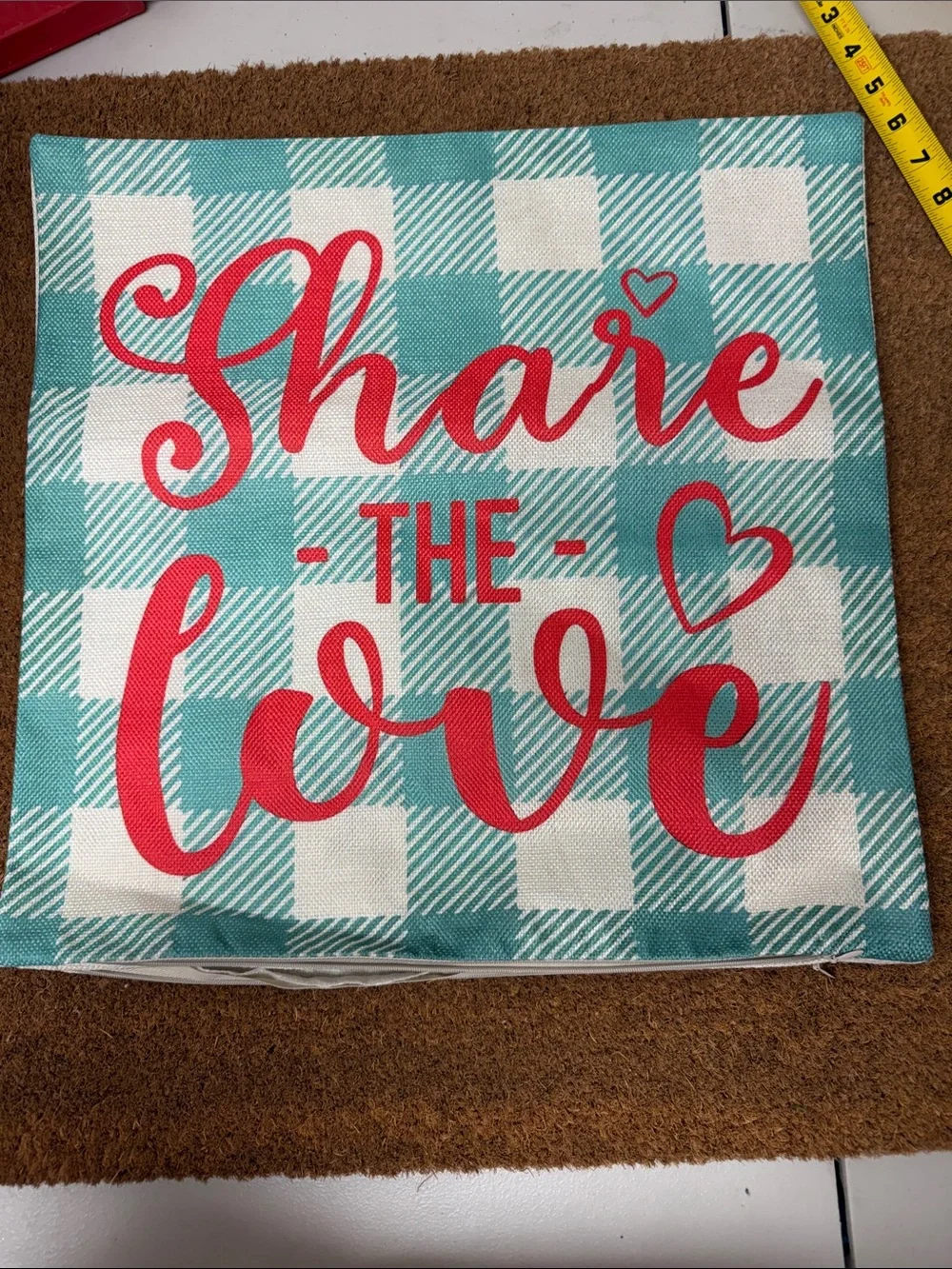 Set of 4 Valentine’s Day pillow covers.  17x17 size